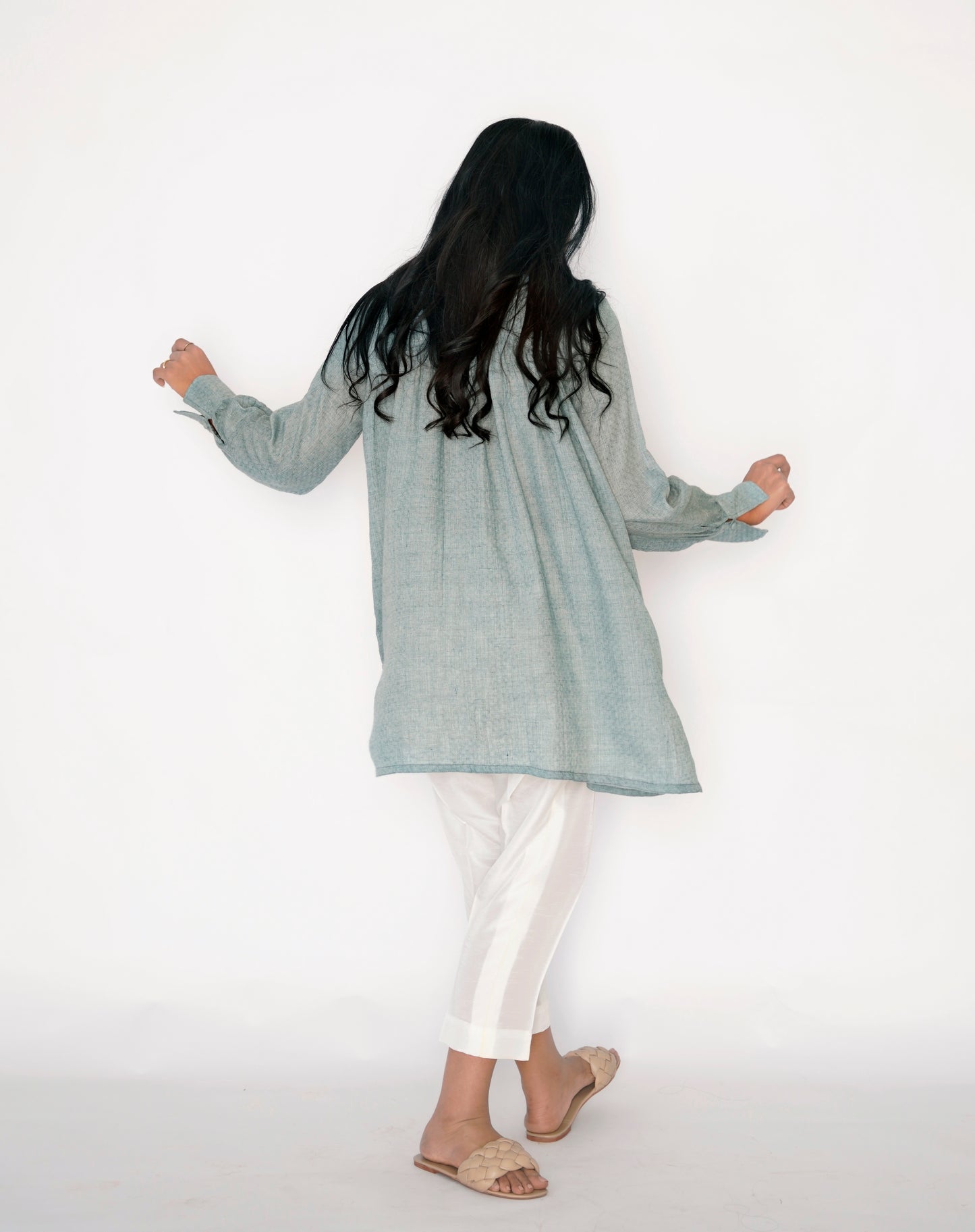 Mila shirt light teal