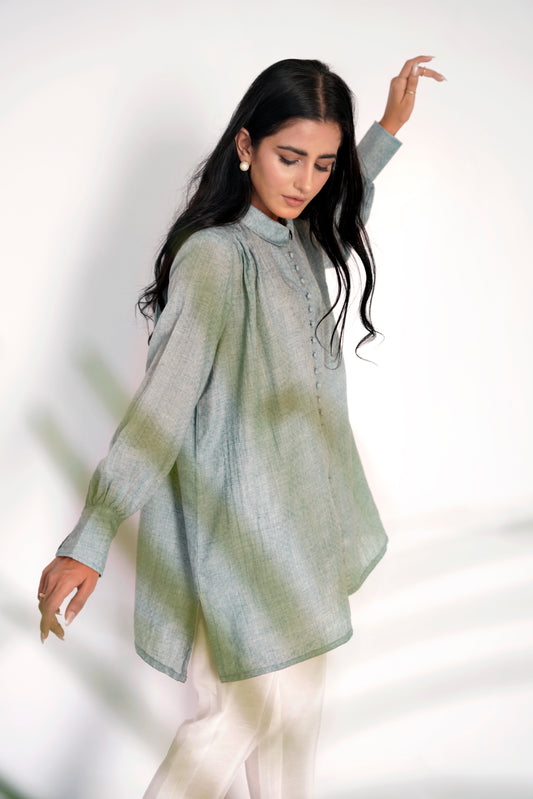 Mila shirt light teal